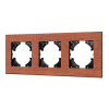 Рамка на 3 поста из натурального дерева Arlight FRM-XSILO-WD-3-NL 050873