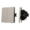 Механизм выключателя управления шторами Arlight SWT-NOBE-MKR2-SFPL-CA (230V, 10A) (Кашемир) 059434