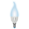 Лампа светодиодная (UL-00002415) Uniel E14 7W 4000K матовая LED-CW37 7W/NW/E14/FR PLP01WH