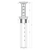 Сенсорный блок розеток LK (3 секции и 2 USB) Mebax 00-00001183