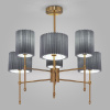 Люстра на штанге Eurosvet Notturno 60162/6 латунь Smart a065665