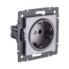 Розетка штепсельная SCHUKO 16A/250 В, серый Kollinger REA-002GY для Aspekt, Eleganz, Reflex