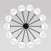 Потолочная люстра Eurosvet Vinter 201057 LED черный a072623