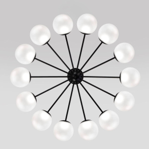 Потолочная люстра Eurosvet Vinter 201057 LED черный a072623