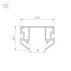 Профиль-держатель Arlight MAG-STRETCH-25-2000 (5LN) 056188
