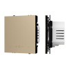Терморегулятор эл тёплый пол золотой песок Arlight SWT-MTE-PL-GD (95-240V, 16A, датч пола + возд) 061901(1)