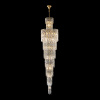 Каскадная люстра Crystal Lux ABRIL SP28 GOLD