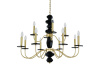 Подвесная люстра Newport Vanessa 3878+4/С brass М0070883