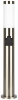 Ландшафтный светильник ЭРА Беллона GBF-103-1-SL-0650 230В Е27 IP54 серебро с розеткой Б0071046