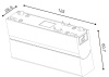 Трековый светильник SWG PRO DL-SLIM-FLWH-10-CCT 022085