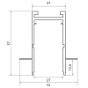 Шинопровод ST Luce Skyline 220 ST021.419.00H