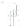 Профиль Arlight PLINTUS-FANTOM-BENT-H35-SIDE-2000 BLACK 043676(1)