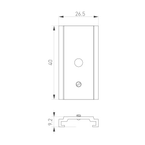 Держатель Arlight MAG-ORIENT-HOLDER-2620 (WH) (Сталь) 062965