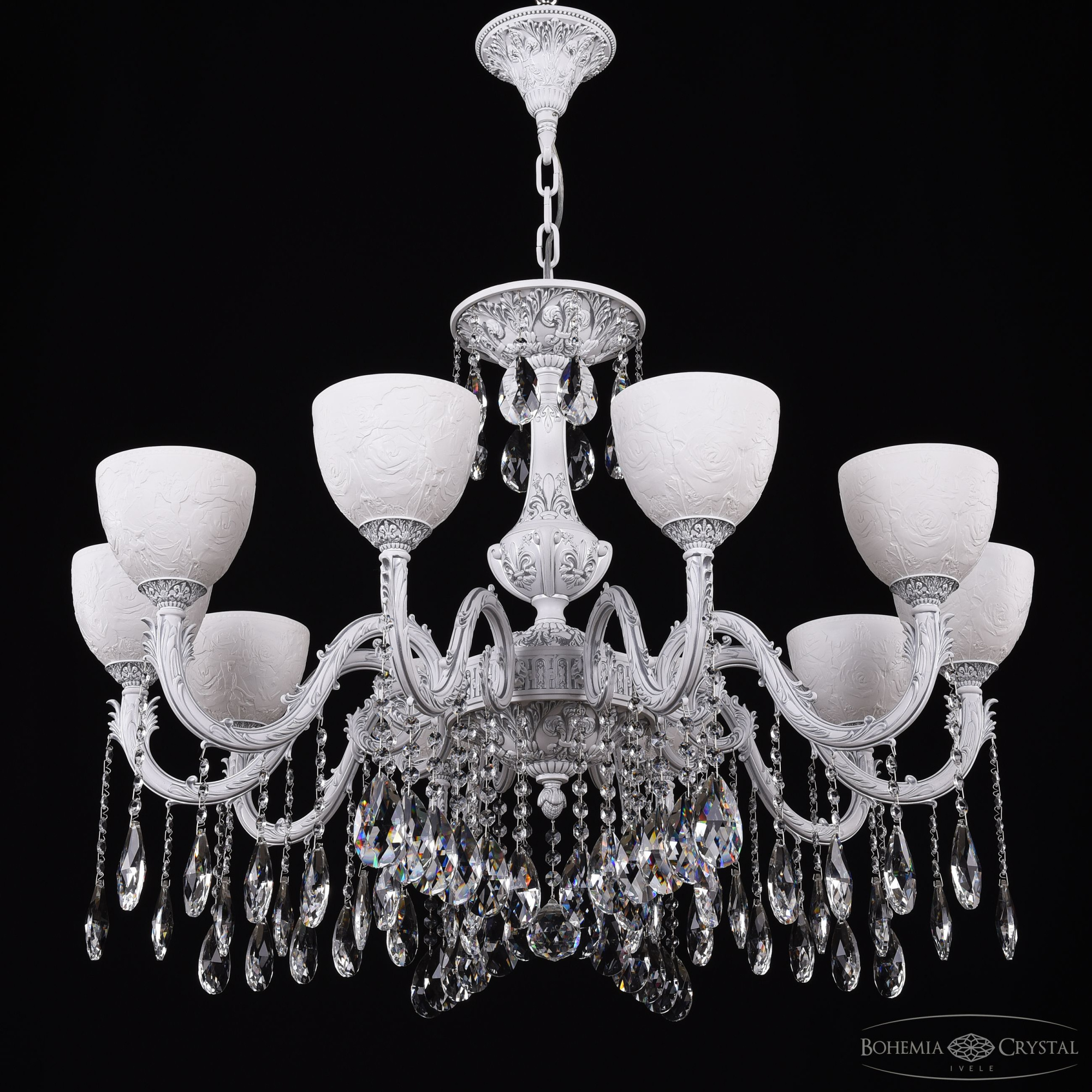 Подвесная люстра Bohemia Ivele Crystal AL79101/10/300 A WMN P1 U Rose