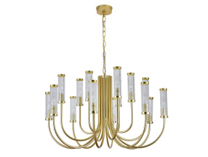 Подвесная люстра Newport 4558+4+4/C mat.gold М0071545