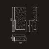 Настенный светильник Delight Collection 98023 W98023L dark bronze