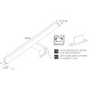 Настенный светильник Arte Lamp Orizzone A2937AP-1WH