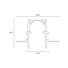Шинопровод магнитный встраиваемый Hesby Lighting ElDeko HSBL_0061