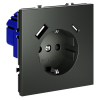 Розетка с USB, A+C Voltum S70 VLS040506 (титан)