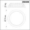 Влагозащищенный светильник Novotech 358306