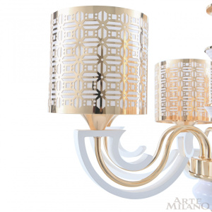 Подвесная люстра Arte Milano Florentia-8857 308857/6 Wh/Gd