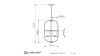 Подвесная люстра Lumina Deco Monterey LDP 1141-4 BK+MD