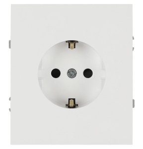 Розетка Эра Arktik 16-2102-01 с заземлением 2P+E Schuko со шторками 16А-250В белый Б0070424