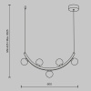Подвесная люстра Maytoni Ambre MOD331PL-L12BS3K