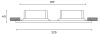 Встраиваемый светильник Hesby Lighting Drammen HSBL_0092