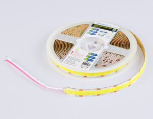 Светодиодная лента Ambrella Light Illumination COB 616Led/19W m/ 24V IP20 6500K/ 5m*12mm*2mm (2 конт.) GS4803