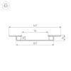 Профиль Arlight FANTOM-W75-DUAL-2000 WHITE 039946