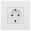 Розетка 2P+E Schuko Эра Elegance 14-2101-01М Б0065800