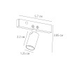 Трековый магнитный светильник Arte Lamp Presto A6326PL-1BK