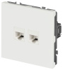 Розетка Эра Galaxy 15-3108-08 информационная двойная 2XRJ45 IP20 белый матовый Б0070770