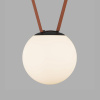 Трековый однофазный светильник Denkirs Belty Orb DK5553-BK