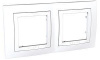 Рамка 2-постовая Schneider Electric Unica Class MGU68.004.7Z1