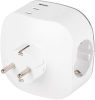 Разветвитель электрический ЭРА SP-3e-3USBAC-W на 3 розетки + 3 USB A+C с заземлением со шторками 16А белый Б0069081