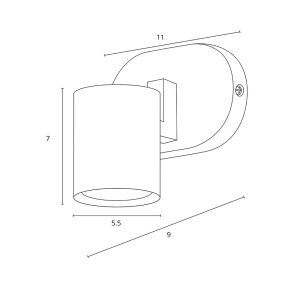 Бра Arte Lamp Safe A6453AP-1BK