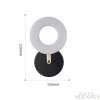 Бра Arte Milano 271399/1B BK/GD