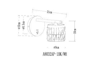 Спот Arte Lamp Atria A8032AP-1WH