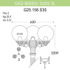 Уличный фонарь Fumagalli Gigi Bisso/G250 3L G25.156.S30.BXE27