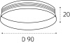 Декоративное кольцо Italline IT02-013 ring white