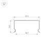 Профиль Arlight гибкий WPH-FLEX-2020-1000 (Сталь) 062625