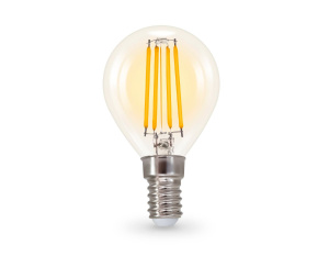 Филаментная светодиодная лампа Ambrella Light Bulbing E14 11W 2700K шар 451133