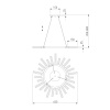 Подвесной светильник Bogates Sole 557 Smart a047292