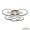 Потолочный светильник Arte Milano Ferrara 276140/6+6 BK/GD