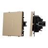 Выключатель 1 кл подсветка софт-тач золотой песок Arlight SWT-MK01-SFPL-L-GD (250V, 10A) 054259(1)