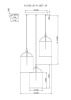 Подвесной светильник Moderli Inari V11857-3P