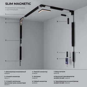 Трековый магнитный светильник Elektrostandard Slim Magnetic 85532/01 4690389218569 a071515