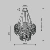 Подвесная люстра Modelux ML.6621.28 CR